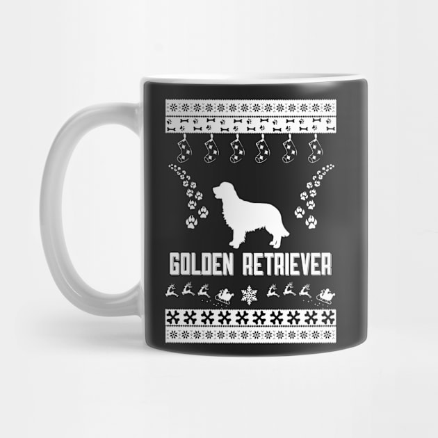 Merry Christmas GOLDEN RETRIEVER by bryanwilly